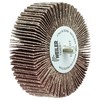 Weiler 3" x 1" Tiger Coated Abrasive Flap Wheel, 1/4"-20 Threaded  Stem, 60AO 52621